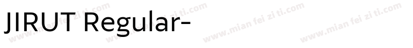 JIRUT Regular字体转换